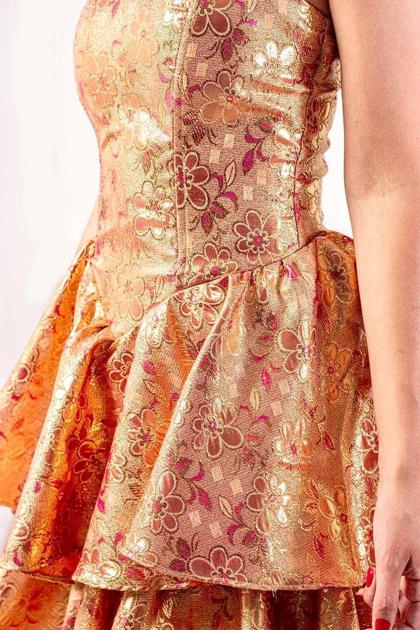 VESTIDO VANCOUVER - Dourado