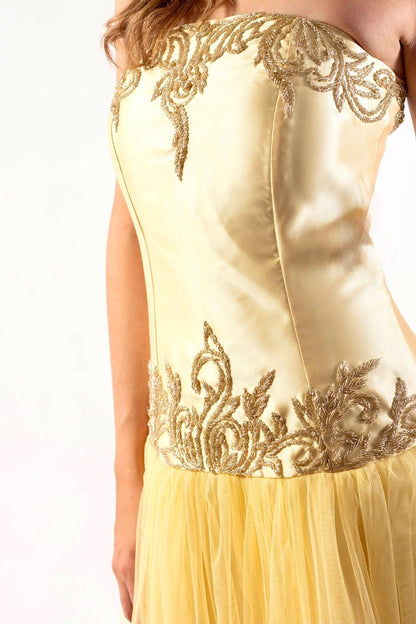 VESTIDO GIRONA - Amarelo