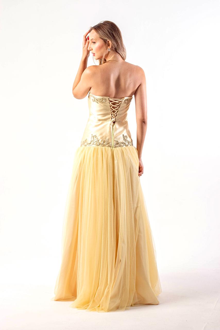 VESTIDO GIRONA - Amarelo