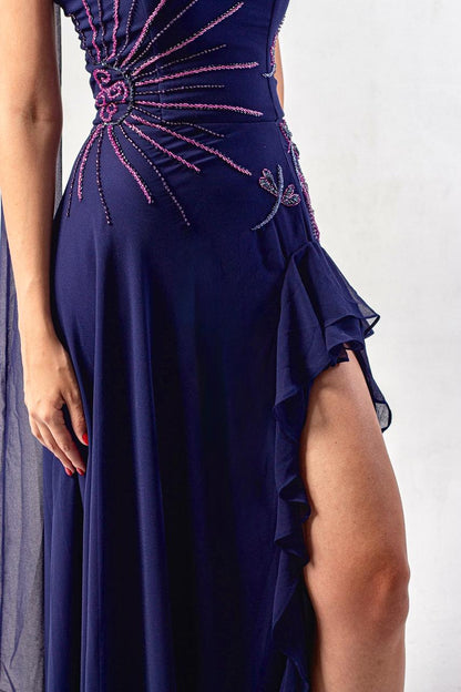 VESTIDO HAMPTONS - Azul Marinho