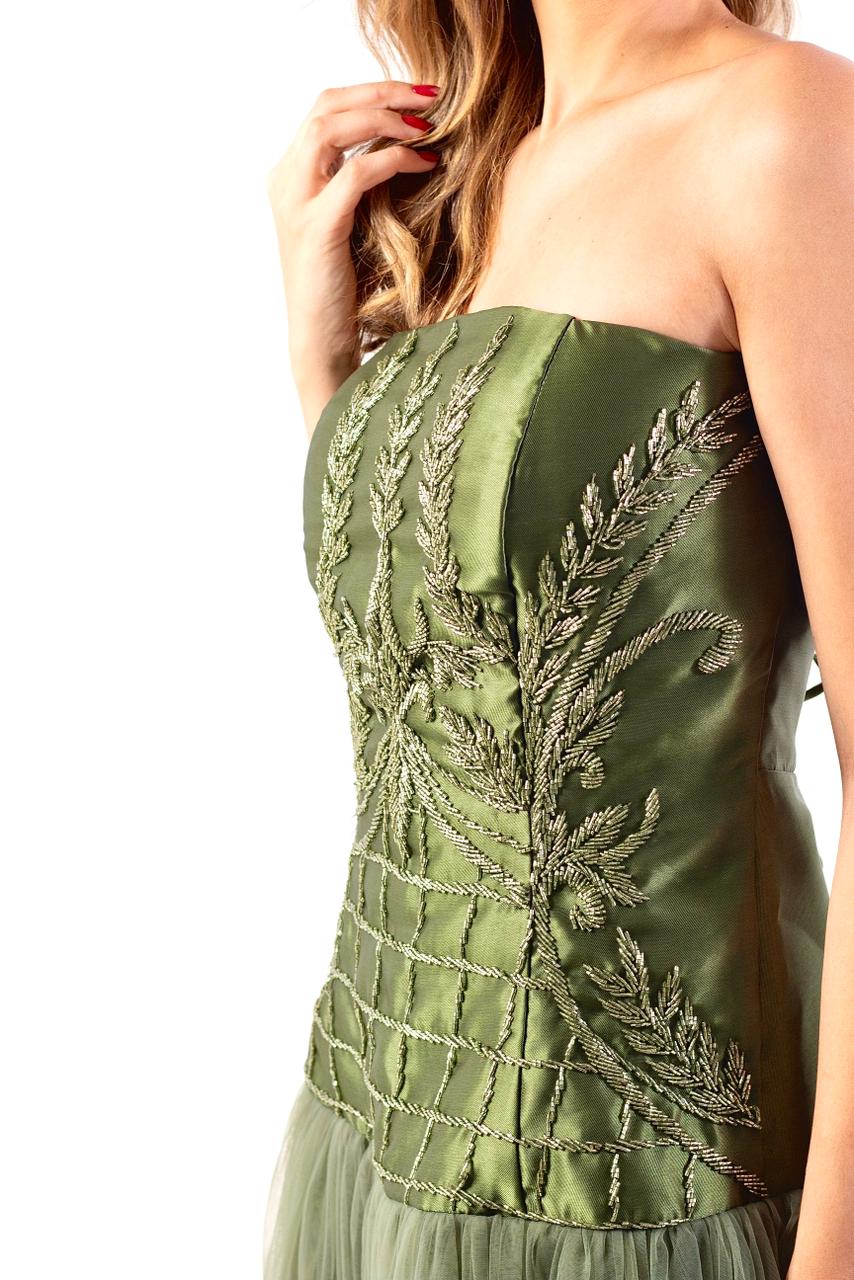 VESTIDO GIRONA - Verde Oliva