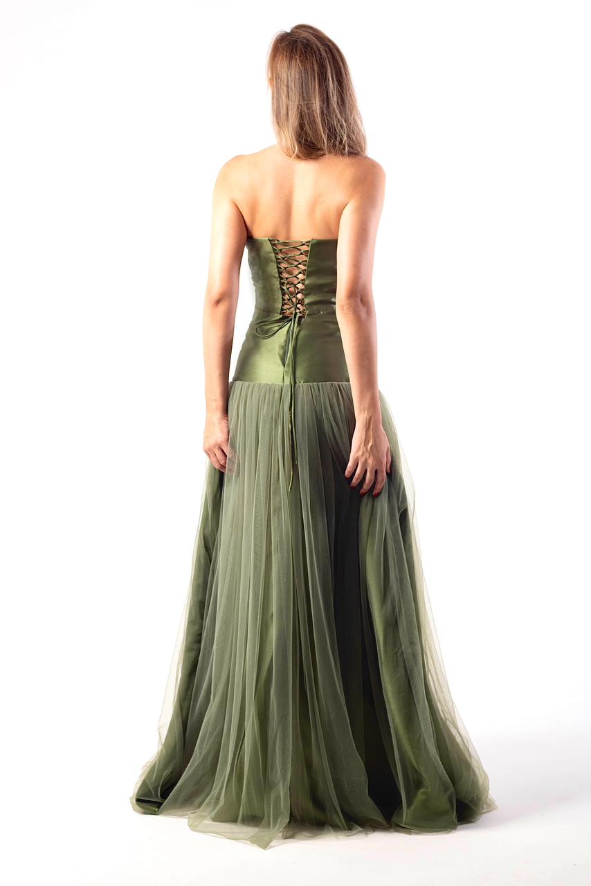 VESTIDO GIRONA - Verde Oliva