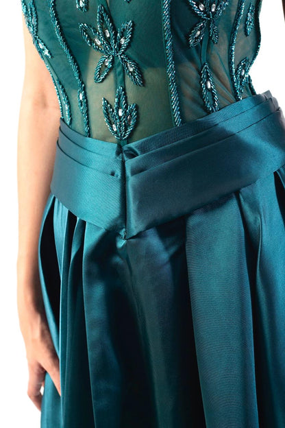 VESTIDO NEWPORT - Verde Esmeralda