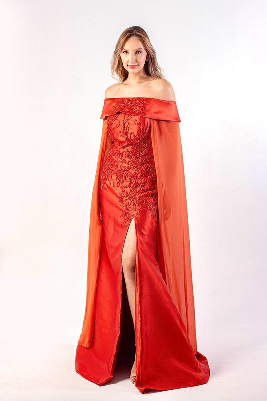 VESTIDO GENEBRA - Terracota