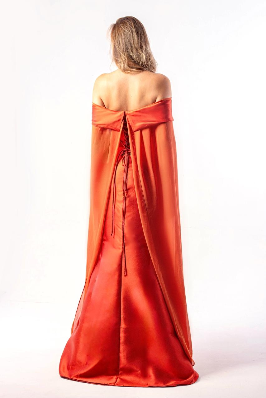 VESTIDO GENEBRA - Terracota