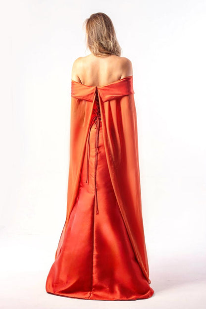 VESTIDO GENEBRA - Terracota