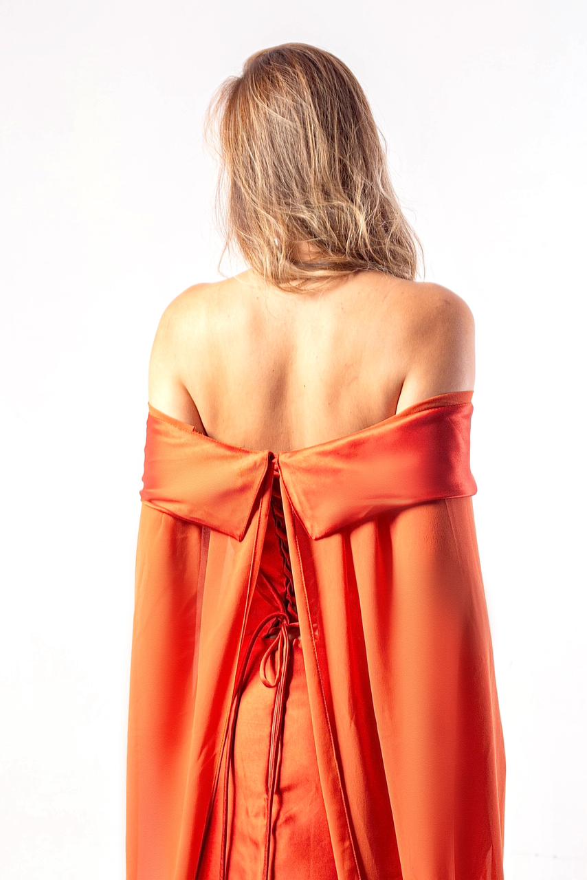 VESTIDO GENEBRA - Terracota