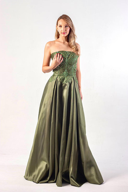 VESTIDO ATLANTA - Verde Oliva