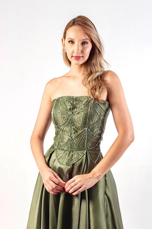 VESTIDO ATLANTA - Verde Oliva