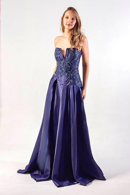 VESTIDO ST.LOUIS - Azul Marinho