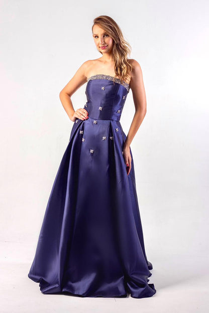 VESTIDO PASADENA - Azul Marinho