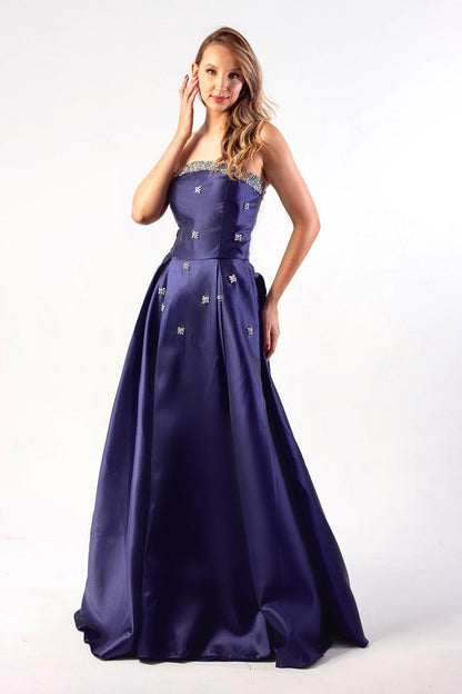 VESTIDO PASADENA - Azul Marinho