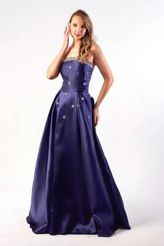 VESTIDO PASADENA - Azul Marinho