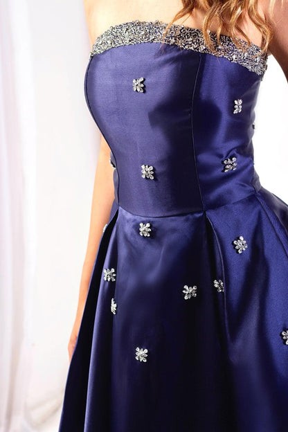 VESTIDO PASADENA - Azul Marinho