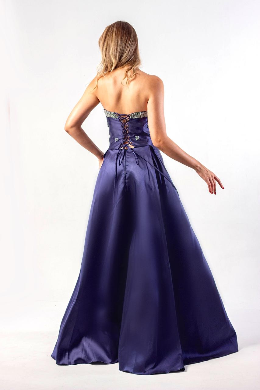 VESTIDO PASADENA - Azul Marinho