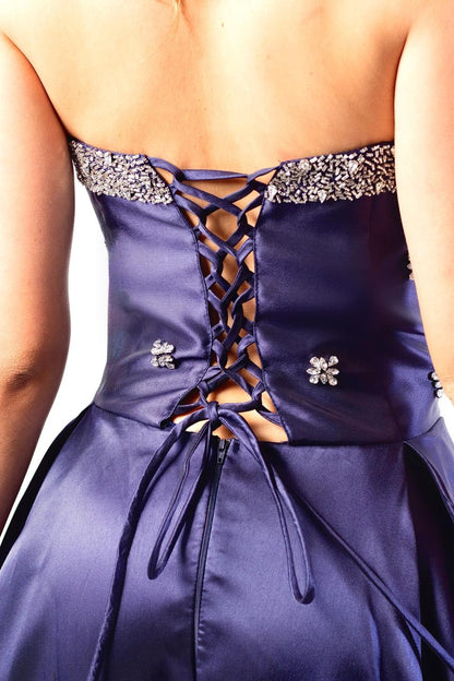 VESTIDO PASADENA - Azul Marinho