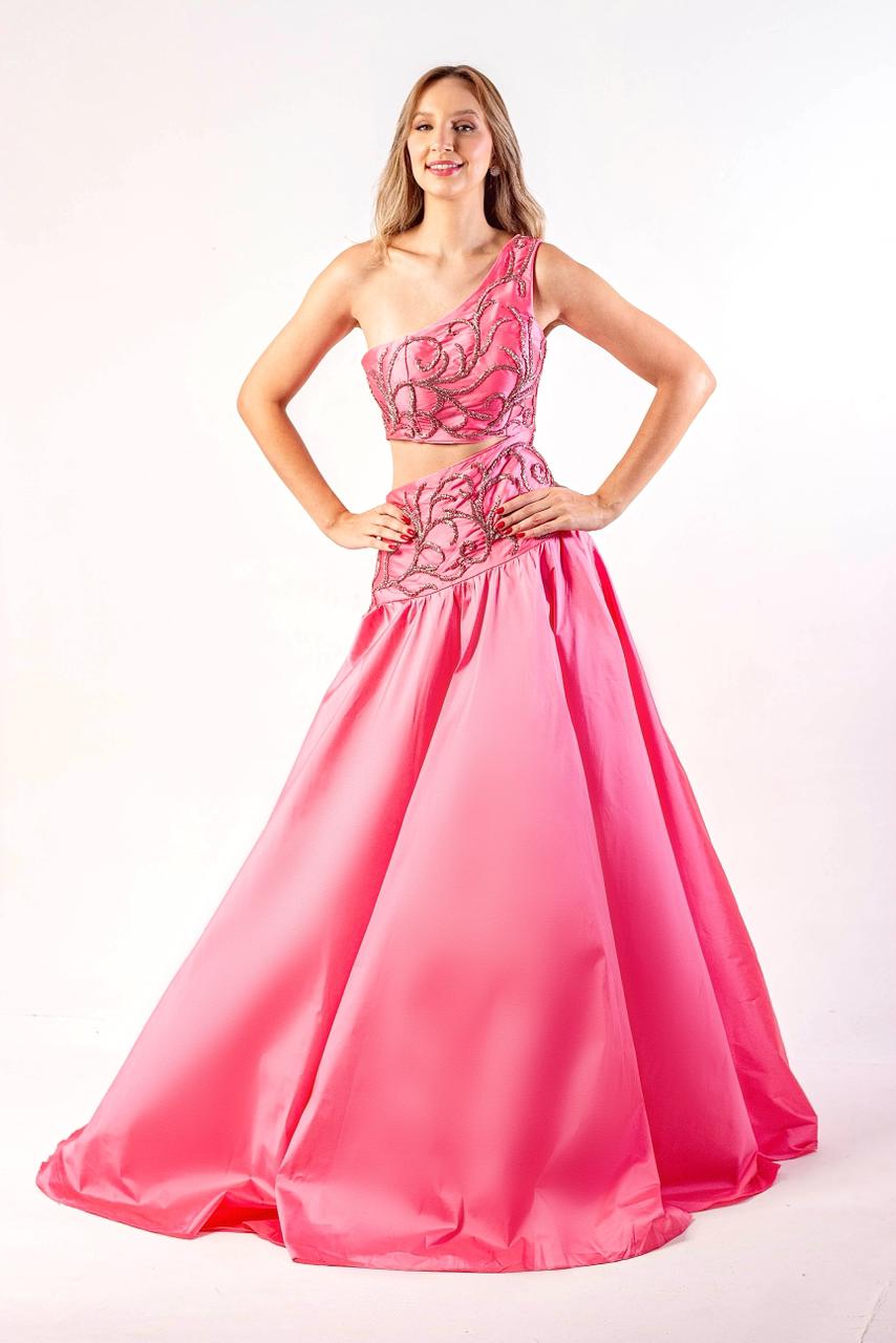 VESTIDO FERRARA - Rosa Chiclete