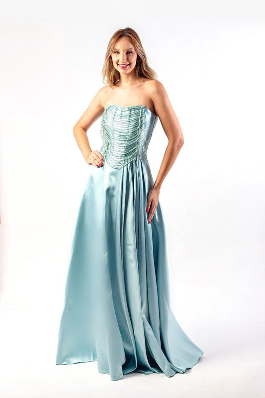 VESTIDO LUCCA- Azul Serenity
