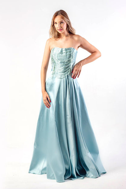 VESTIDO LUCCA- Azul Serenity