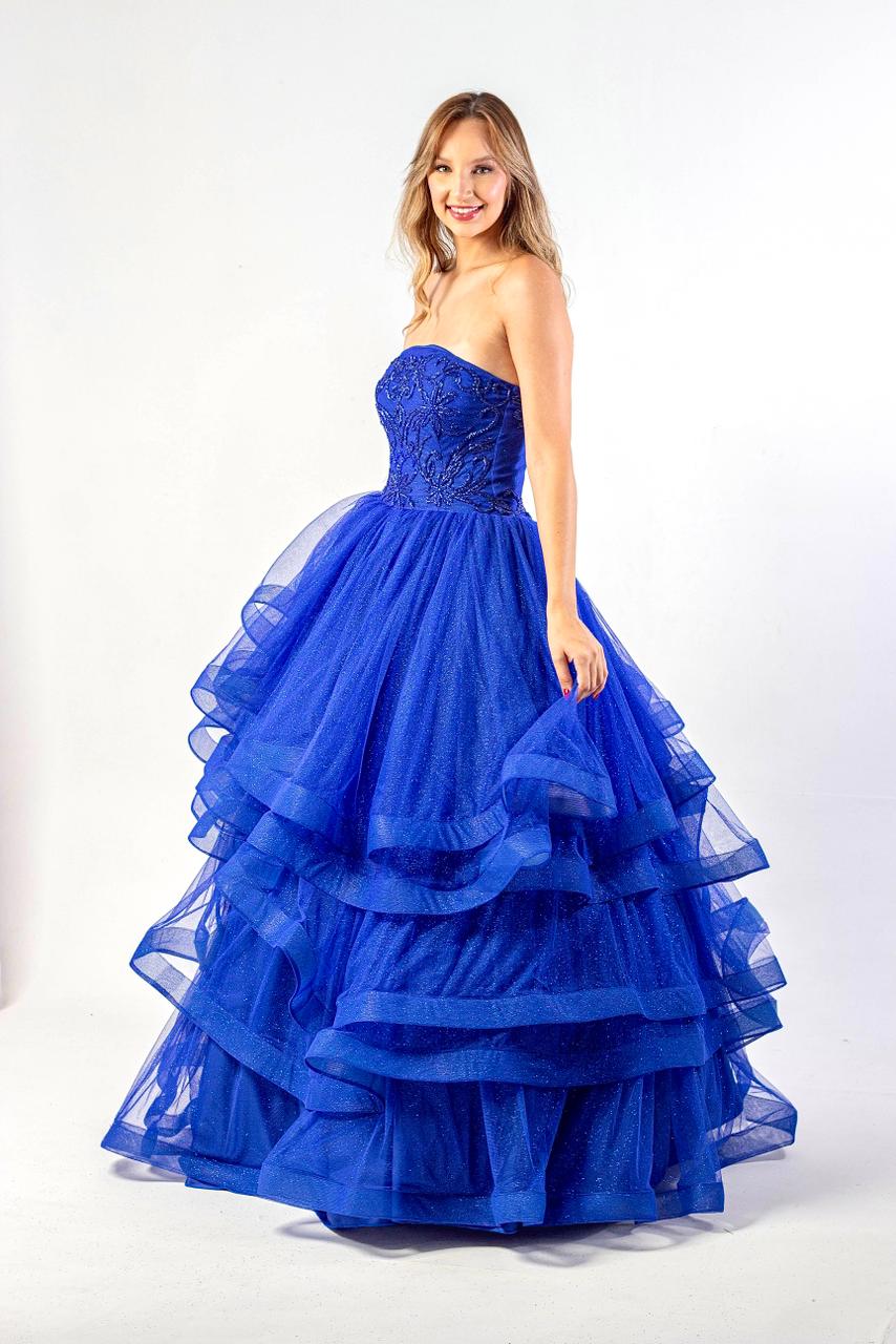 VESTIDO ASPEN - Azul Royal