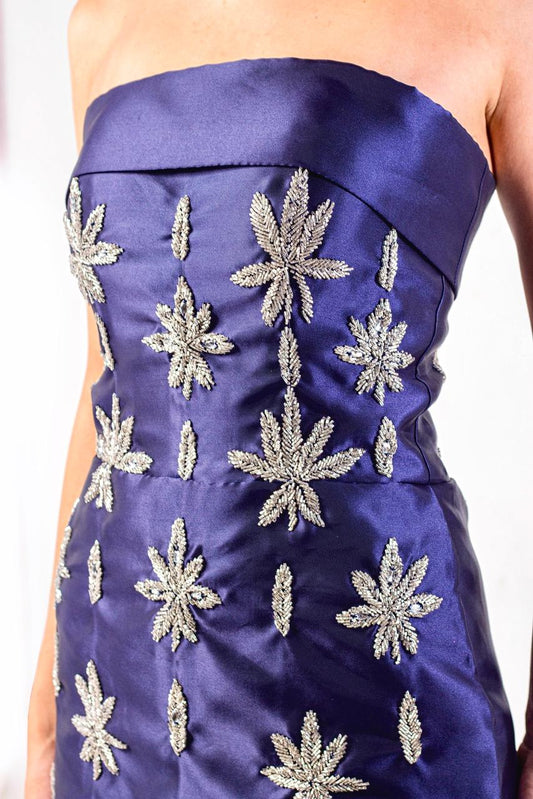 VESTIDO CURTO SYDNEY - Azul Marinho