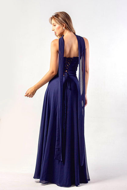 VESTIDO HAMPTONS - Azul Marinho