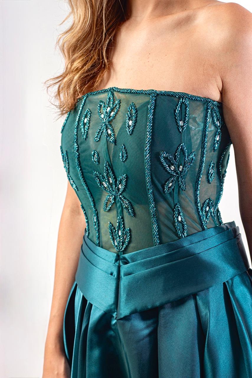 VESTIDO NEWPORT - Verde Esmeralda