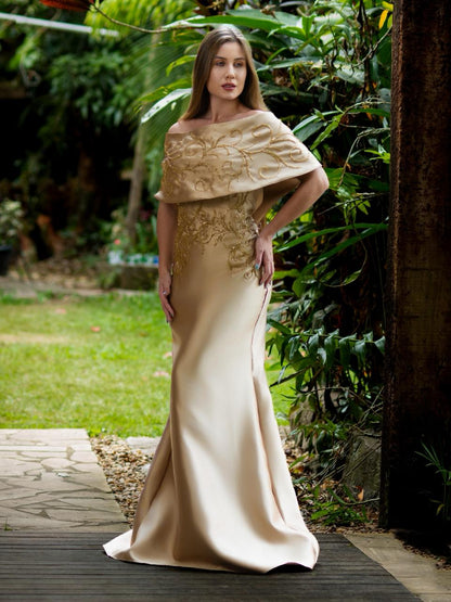 VESTIDO HELENA - Dourado