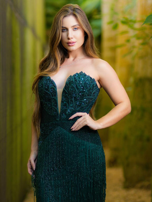VESTIDO NAOMI - Verde Esmeralda