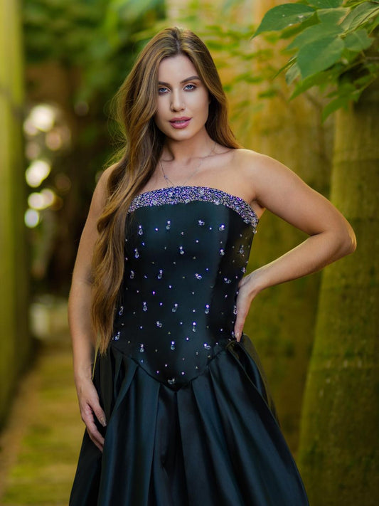 VESTIDO OLIVIA - Preto