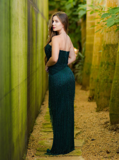 VESTIDO NAOMI - Verde Esmeralda