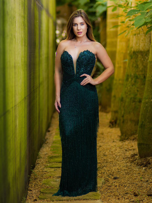 VESTIDO NAOMI - Verde Esmeralda
