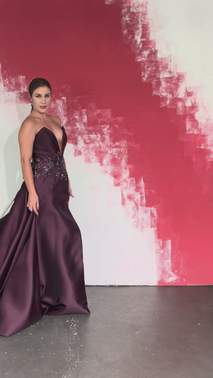 VESTIDO AURILLAC - Beringela