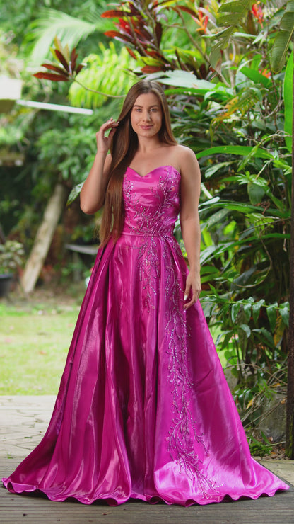 VESTIDO ELISA - Fúcsia