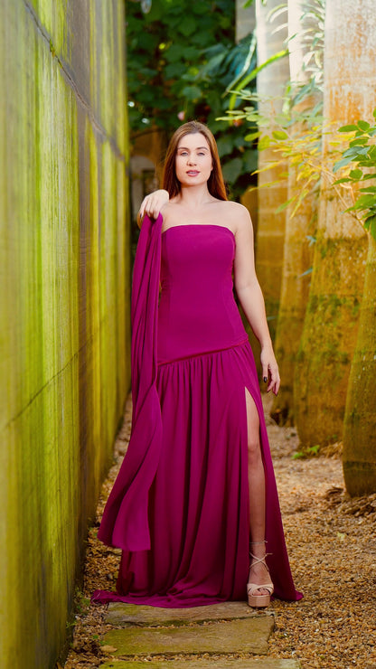 VESTIDO EVA - Fúcsia