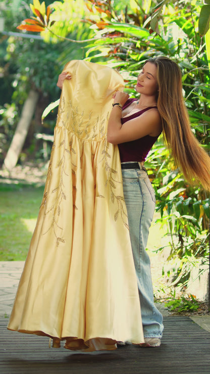 VESTIDO LÍVIA - Amarelo