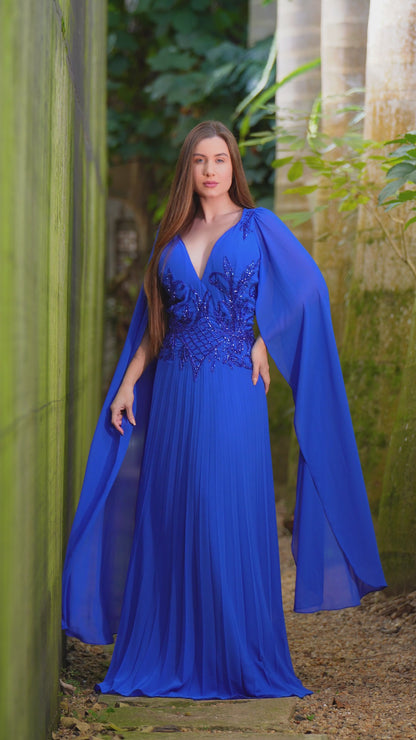 VESTIDO VALENTINA - Azul Royal