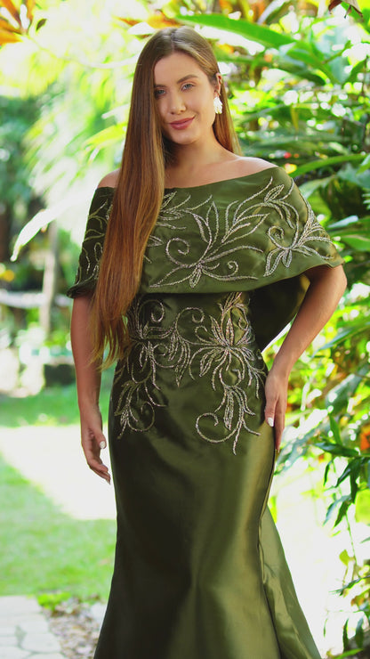VESTIDO HELENA - Verde Oliva