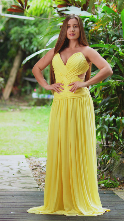 VESTIDO MANUELA - Amarelo