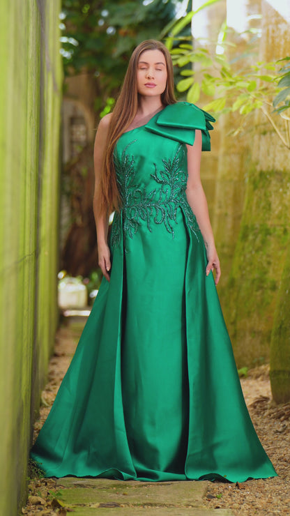 VESTIDO ISADORA - Verde Esmeralda