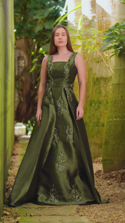 VESTIDO CECÍLIA - Verde Oliva