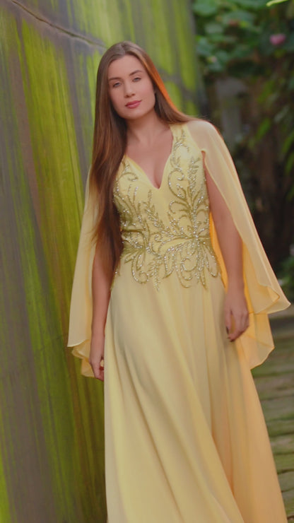 VESTIDO METZ - Amarelo
