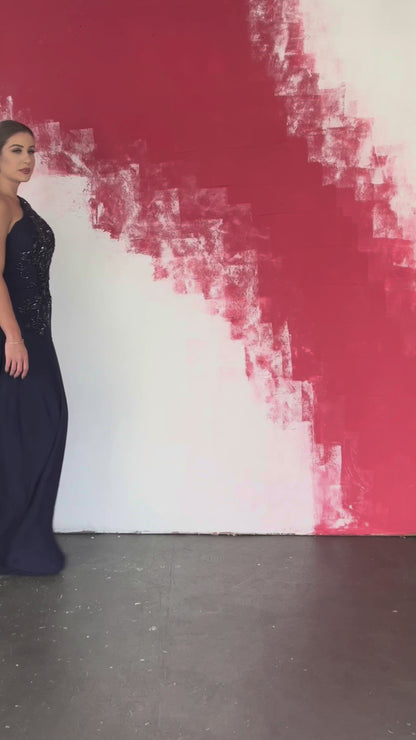 VESTIDO TOULOUSE - Azul Marinho