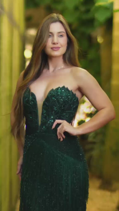 VESTIDO NAOMI - Verde Esmeralda