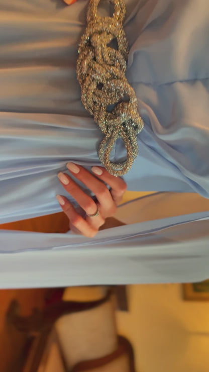 VESTIDO VERSAILLES - Azul Serenity