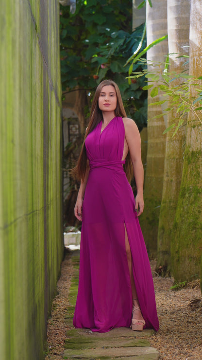 VESTIDO FLORENCE - Fúcsia