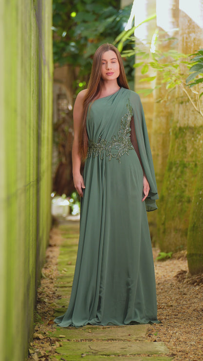 VESTIDO ZAYA - Verde Oliva