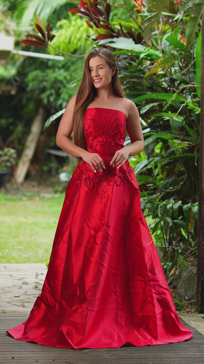 VESTIDO LAVÍNIA - Vermelho
